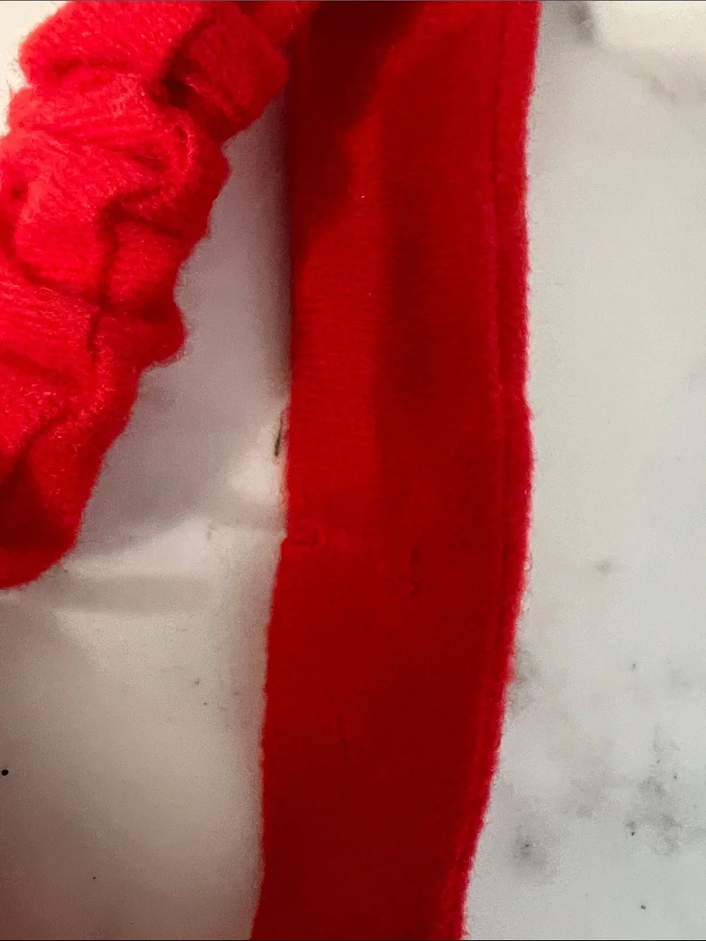 Bark Red Headband with Brown Reindeer Antlers